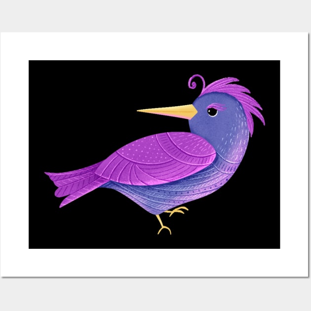 Magic bird Wall Art by andrioletta